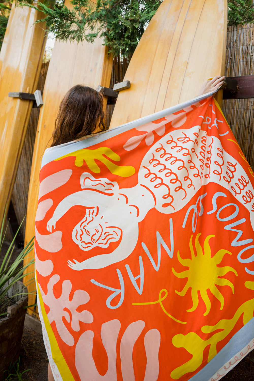 Coral sarong