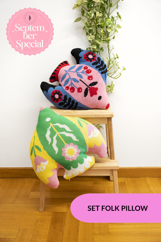 Set Folk pillow