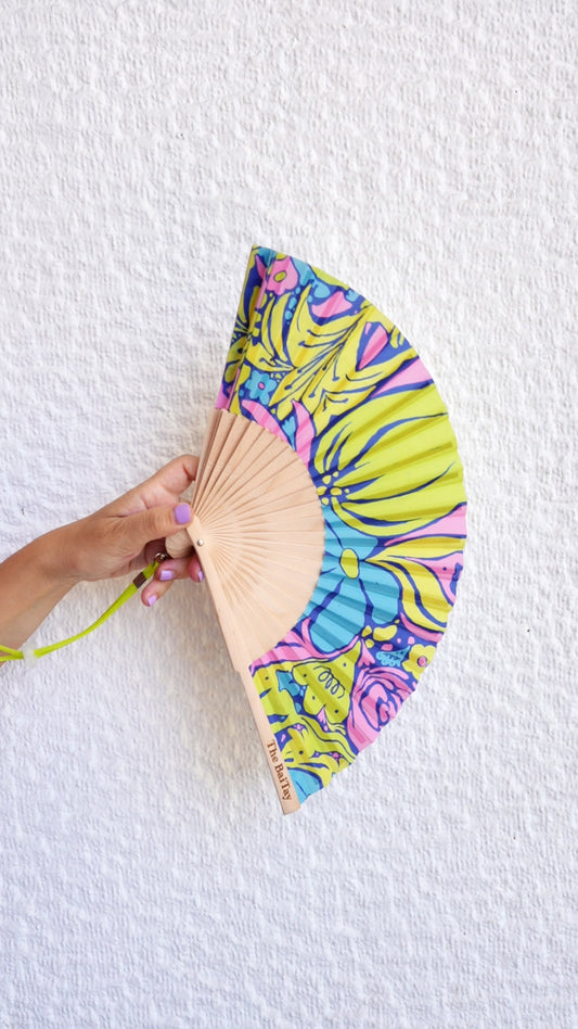FLORAL hand fan