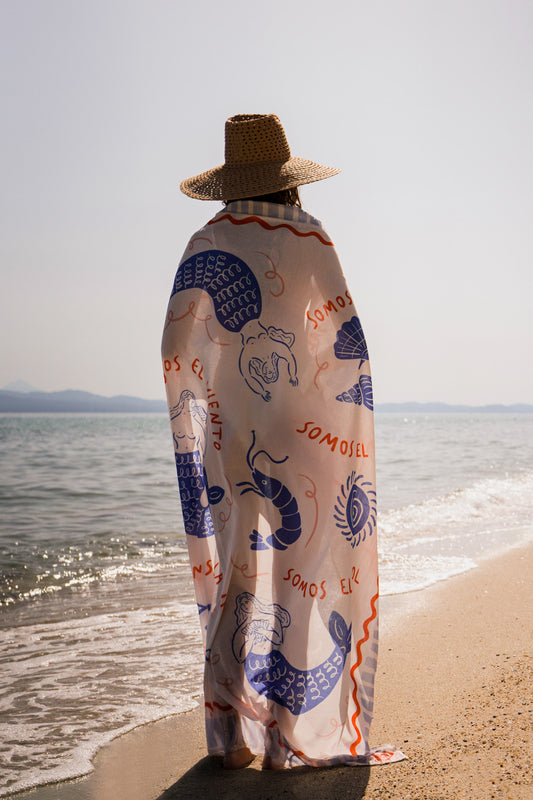 Mar azul sarong
