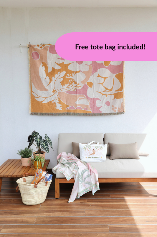 Des Tropiques Throw