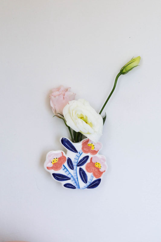 Flowers wall vase