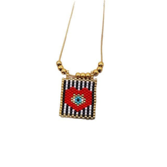 Black and white necklace